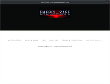 Tablet Screenshot of emergisafe.com